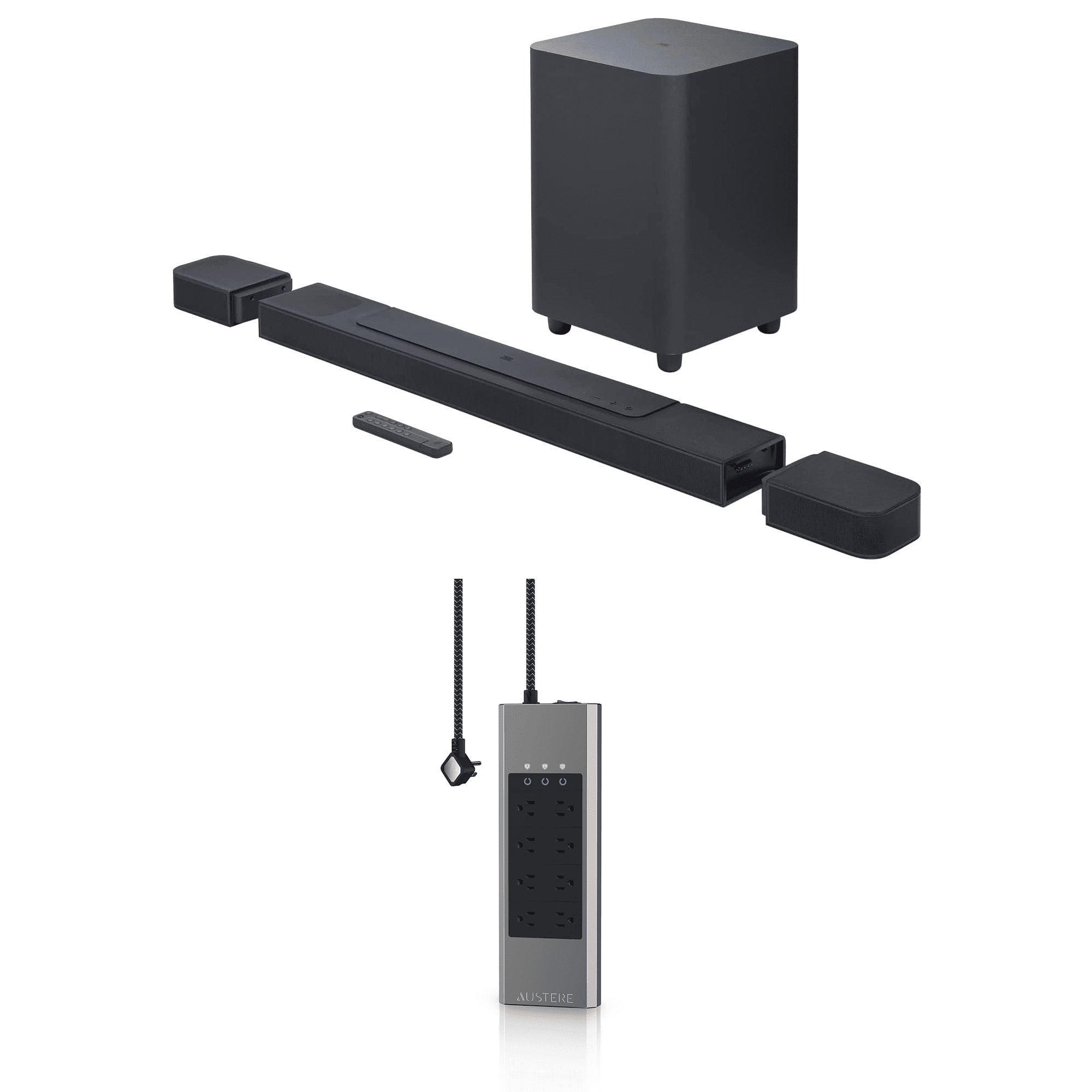 JBL BAR-1000 7.1.4ch Soundbar and Subwoofer with Surround Speakers