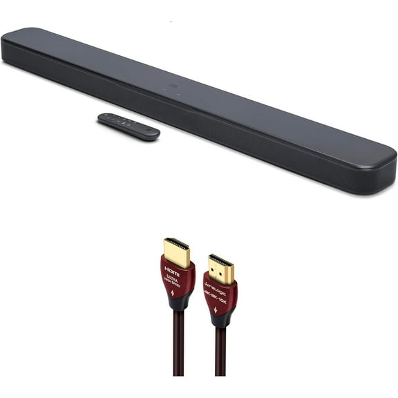 JBL BAR-300-MK2 5.0 All-in-One Dolby Atmos Soundbar with a WireLogic Ruby 8ft Ultra High Speed 4K-8K-10K HDMI Cable (2025)