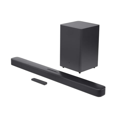 JBL - 2.1-Channel Soundbar with Wireless Subwoofer and Dolby Digital - Black