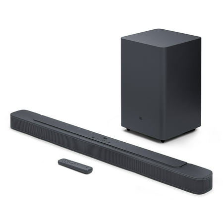JBL - 2.1 Channel Soundbar with Wireless Subwoofer - Black