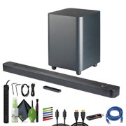 JBL Bar 500 5.1-Channel Dolby Atmos Soundbar with Wireless Subwoofer for TV Home Theater International Model