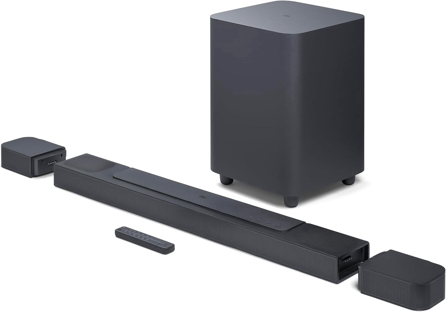 JBL Bar 8 5.1.2-Channel soundbar with Detachable Surround Speakers and Dolby Atmos®, 10” Wireless subwoofer, Built-in Wi-Fi with AirPlay, Alexa Multi-Room Music and Chromecast (Black)