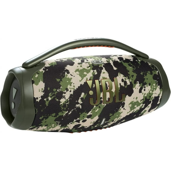 JBL Boombox 3 Portable Bluetooth IPX7 Waterproof Speaker - Squad Camouflage JBLBOOMBOX3SQUADAM (Sold without manufacturer warranty)