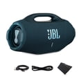 thumbnail image 1 of JBL Boombox 4 Portable Bluetooth Speaker (Blue), IP68 Waterproof/Dustproof, Dual Bass Modes, High-Output Sound, Rechargeable Battery Bundle with USB-C Cable (International Model), 1 of 8