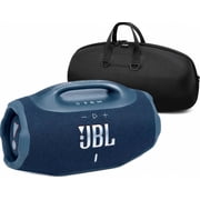 JBL Boombox 4 Portable Waterproof Bluetooth Speaker with Electronics Expo Gear Weather-Resistant Hard-Shell Travel Case   Powerful Bass, 34-Hour Playtime, IP68 Waterproof, Auracast, BLUE