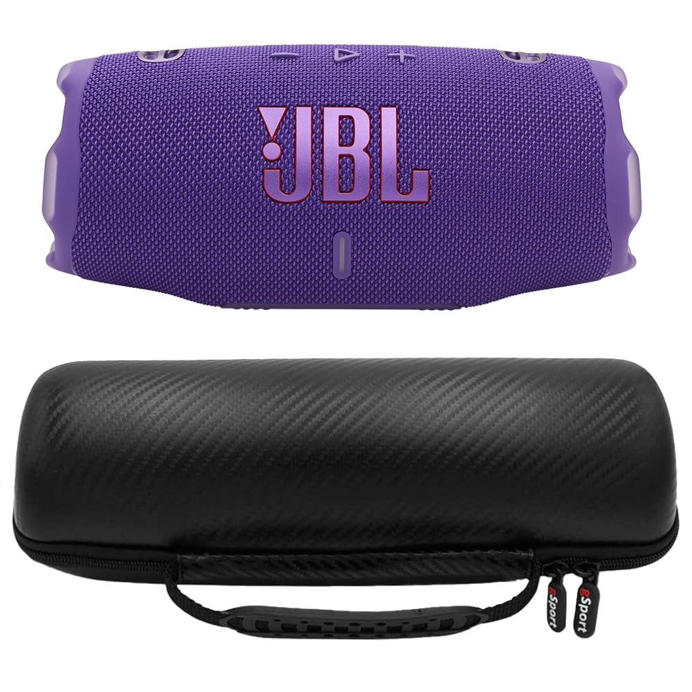 JBL CHARGE 6 Waterproof Portable Speaker Bundle with gSport Carbon