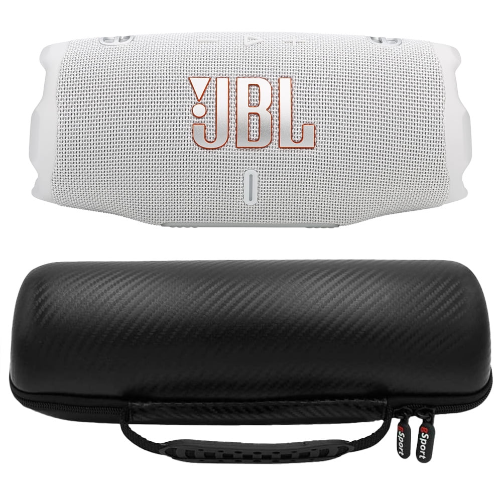 JBL CHARGE 6 Waterproof Portable Speaker Bundle with gSport Carbon