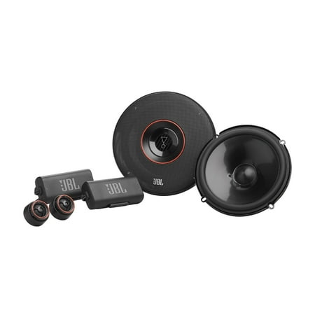 JBL - Club 6-1/2” Component Car Speakers with Polypropylene Cones (Pair) - Black
