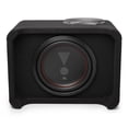 thumbnail image 1 of JBL CLUB1000P 1050W Peak (350W RMS) Single Loaded 10" Club Series Dual 2-ohms Subwoofer with Enclosure, 1 of 9