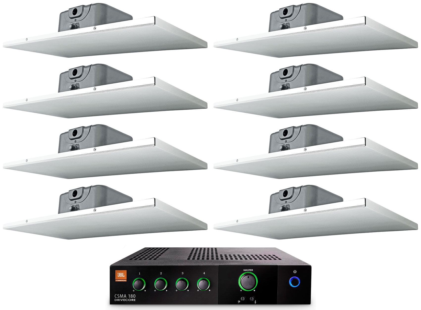 JBL CSMA 180 Commercial 70v Amplifier+(8) 2