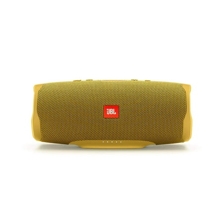 JBL - Charge 4 Portable Bluetooth Speaker - Yellow Mustard