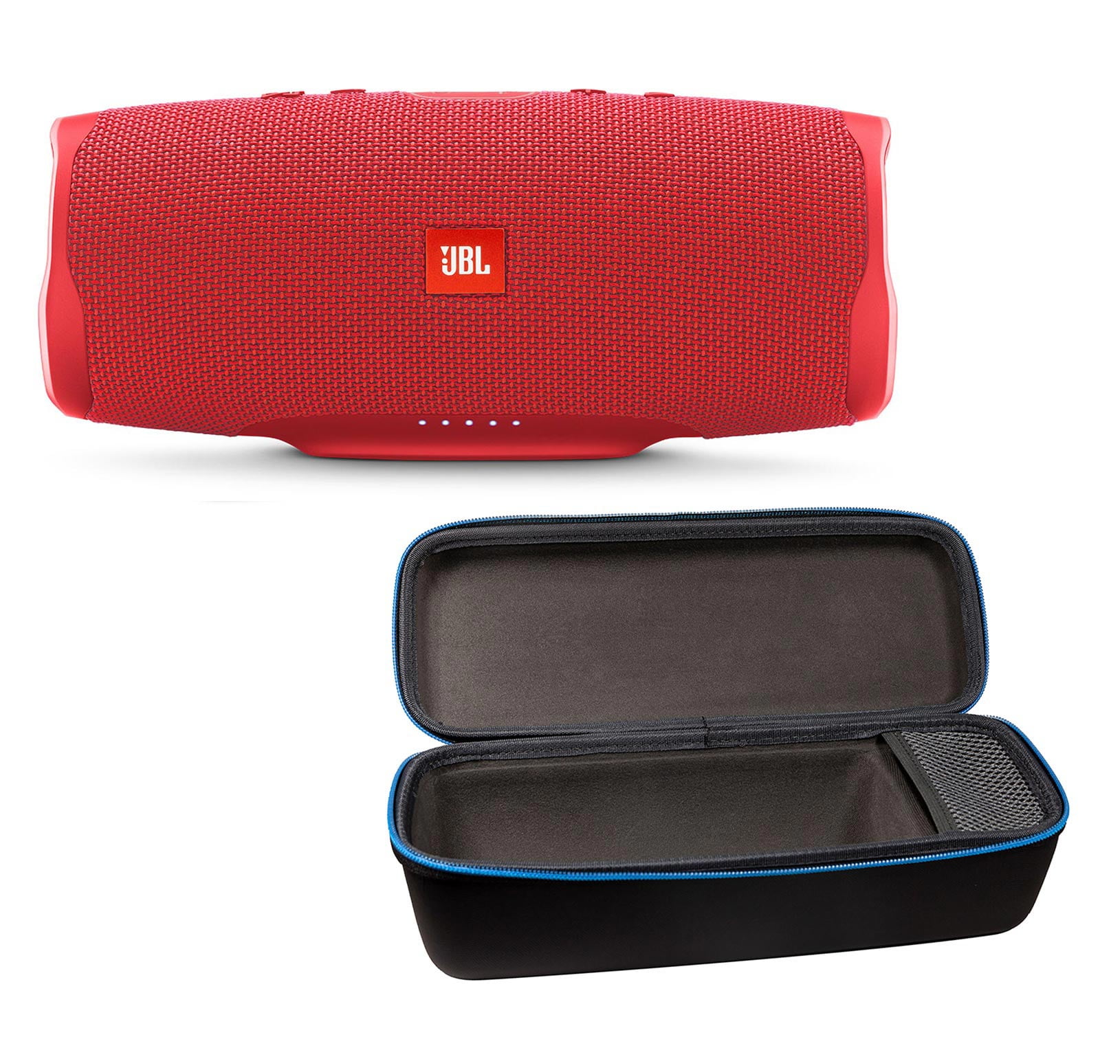 JBL Charge 4 Red Portable Bluetooth Speaker w/Case 