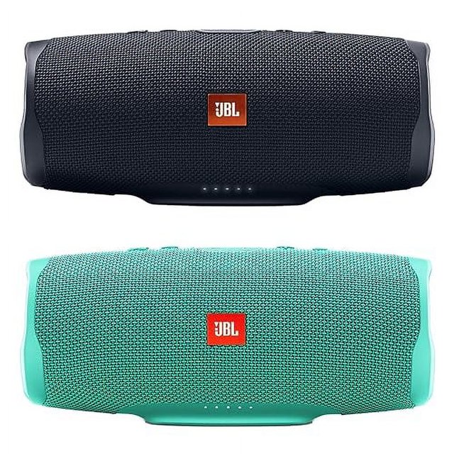 JBL Charge 4 Waterproof Portable Bluetooth Speaker Bundle Black