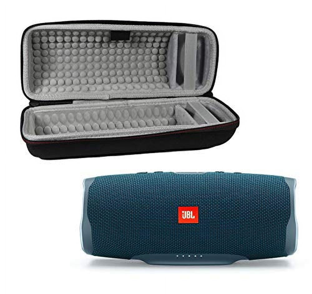 JBL Charge 4 Waterproof Wireless Bluetooth Speaker Bundle with Portable  Hard Case - Blue