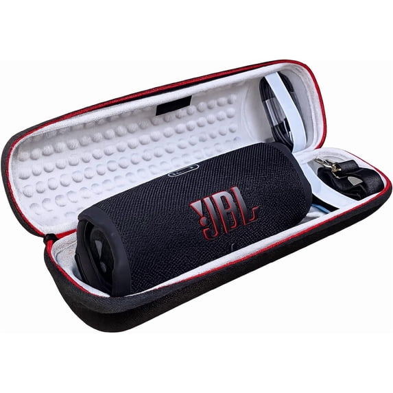 JBL Charge 5 - Portable Waterproof (IP67) Bluetooth Speaker with Powerbank USB Charge Out, 20 Hours Playtime, Partyboost, Including Winguard Protective Travel Case