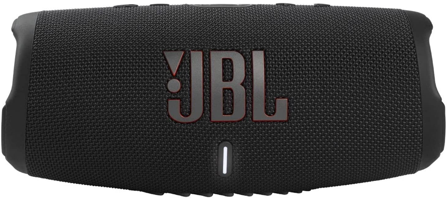 JBL Charge 5 Red Portable Wireless Bluetooth Speaker - Black