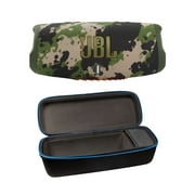JBL Charge 5 Squad Portable Bluetooth Speaker w/Divvi! Hardshell Case Bundle