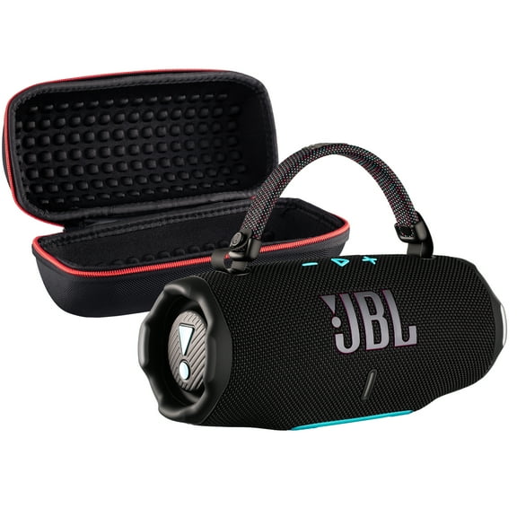 JBL Charge 6 Portable Speaker (Funky), IP68 Waterproof with Travel Case (International Model)