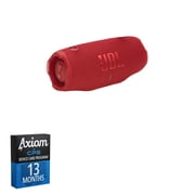 JBL Charge 6 Portable Bluetooth Speaker - Red + 13-Month Axiom Care