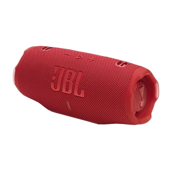 JBL Charge 6 - Portable waterproof & drop-proof Bluetooth speaker, JBL Pro Sound with AI Sound Boost, comes with a sturdy/removable carrying strap Red (Sold without manufacturer warranty)