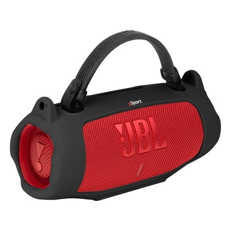 JBL Charge 6 Waterproof Portable Speaker Bundle with gSport Silicone Sleeve (RED)