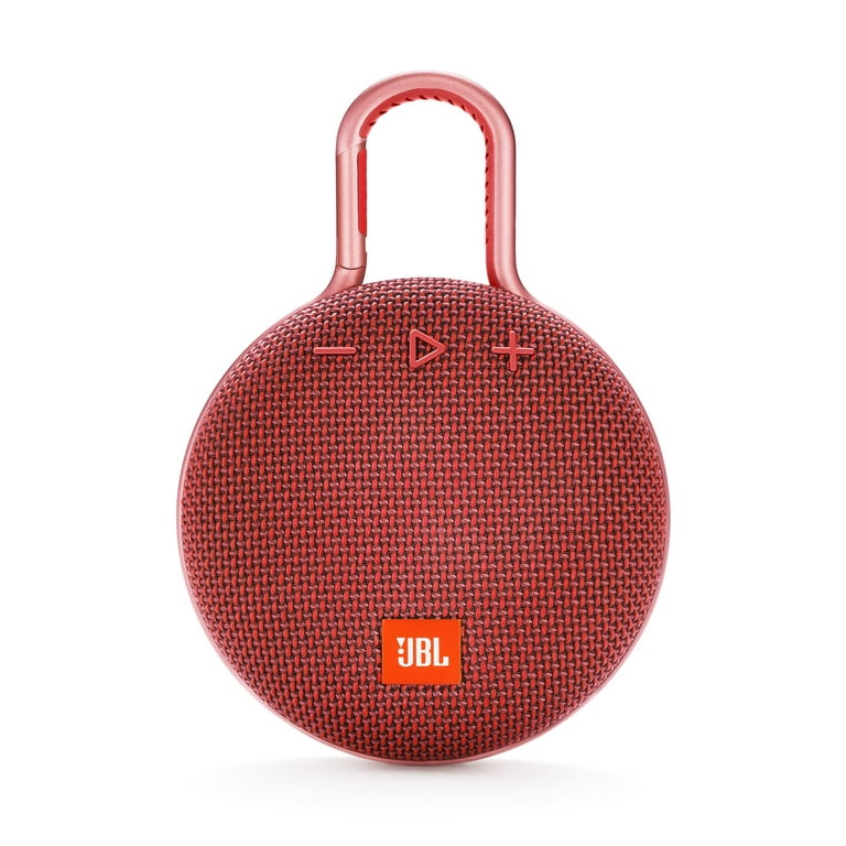 JBL Clip 3 Fiesta Red Portable Bluetooth Speaker - Walmart.com