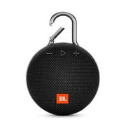 443423 JBL Clip 3 Portable Bluetooth Speaker with Carabiner, Black