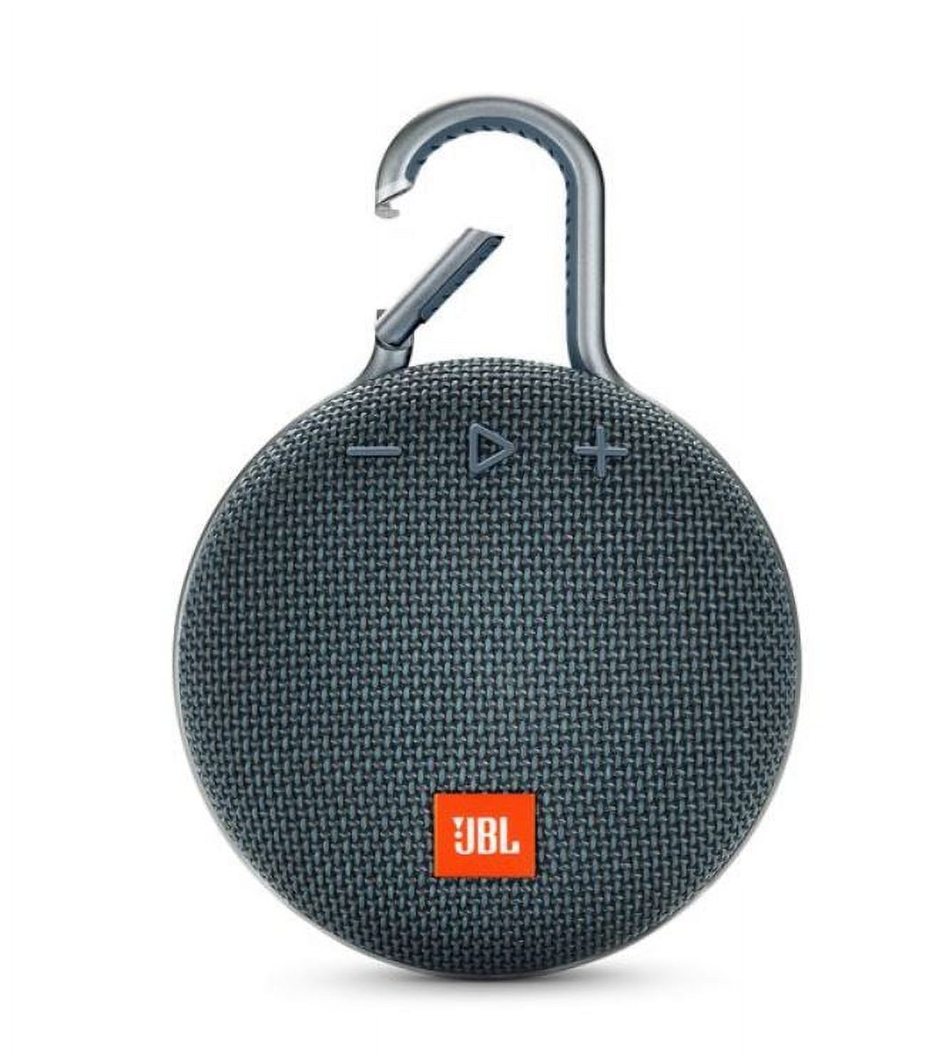 JBL Clip 3 Portable Bluetooth Speaker with Carabiner - Blue - image 1 of 5