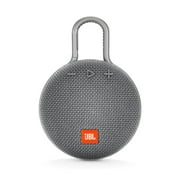 JBL Clip 3 Portable Bluetooth Speaker with Carabiner - Gray