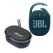 JBL Clip 4 Bluetooth Speaker and divvi Case Kit - Blue