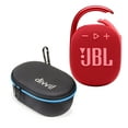 thumbnail image 1 of JBL Clip 4 Bluetooth Speaker and divvi Case Kit - Red, 1 of 7