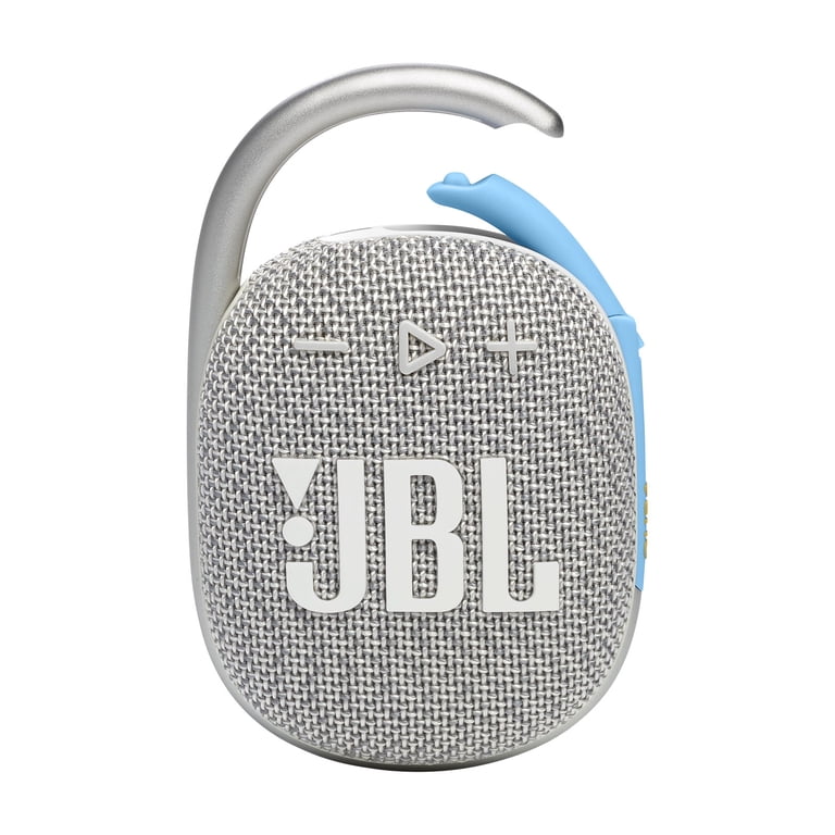 Open Box JBL Clip 4 ECO White Portable Bluetooth Speaker - Walmart.com