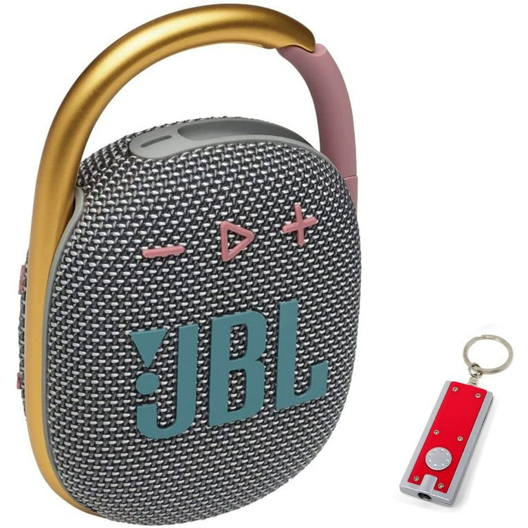 JBL Clip 4 Portable Bluetooth Speaker - Waterproof and Dustproof IP67, Mini  Bluetooth Speaker for Travel, Outdoor and Home w/ 1 LED Flashlight Key