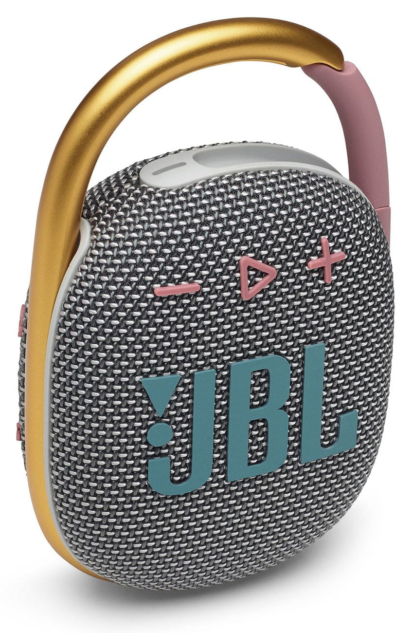 JBL Clip 4 Portable Mini Bluetooth Speaker with IP67 Waterproof and  Dustproof - White