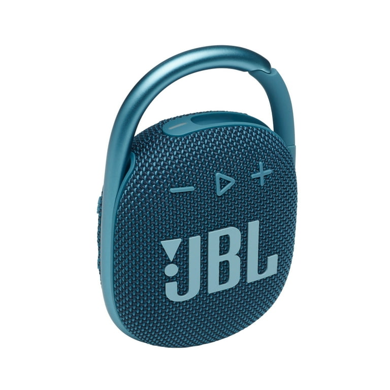 JBL - JBL Bluetoothスピーカー CLIP4 BLUE JBL CLIP4 Portable Bluetooth Speaker Blue JBLCLIP4BLUAM