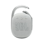 Open Box JBL Clip 4 White Portable Bluetooth Speaker
