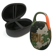 JBL Clip 5 Bluetooth Speaker and divvi! Protective Case Bundle - Camo