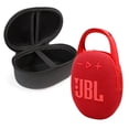 thumbnail image 1 of JBL Clip 5 Bluetooth Speaker and divvi! Protective Case Bundle - Red, 1 of 5