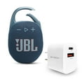 thumbnail image 1 of JBL Clip 5 Bundle with Wall Charger - Blue, 1 of 5