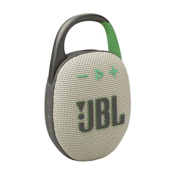 JBL Clip 5 Portable Bluetooth Waterproof Speaker Sand (Sold Without Manufacturer Warranty)