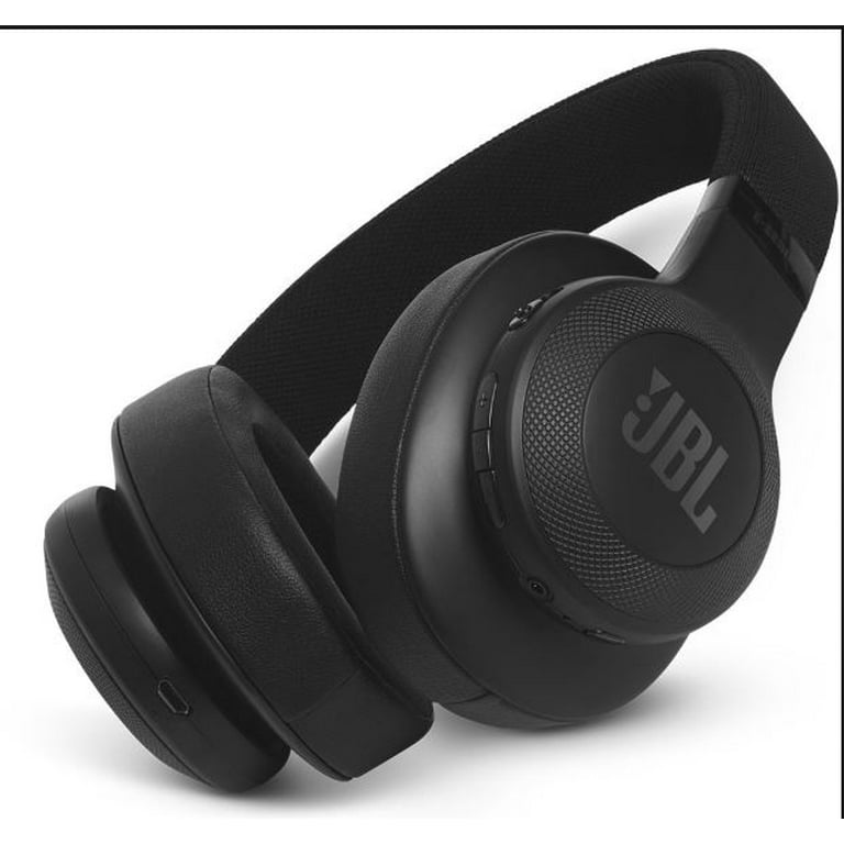 JBL E55BT On-Ear Wireless Headphones (Black) - Walmart.com