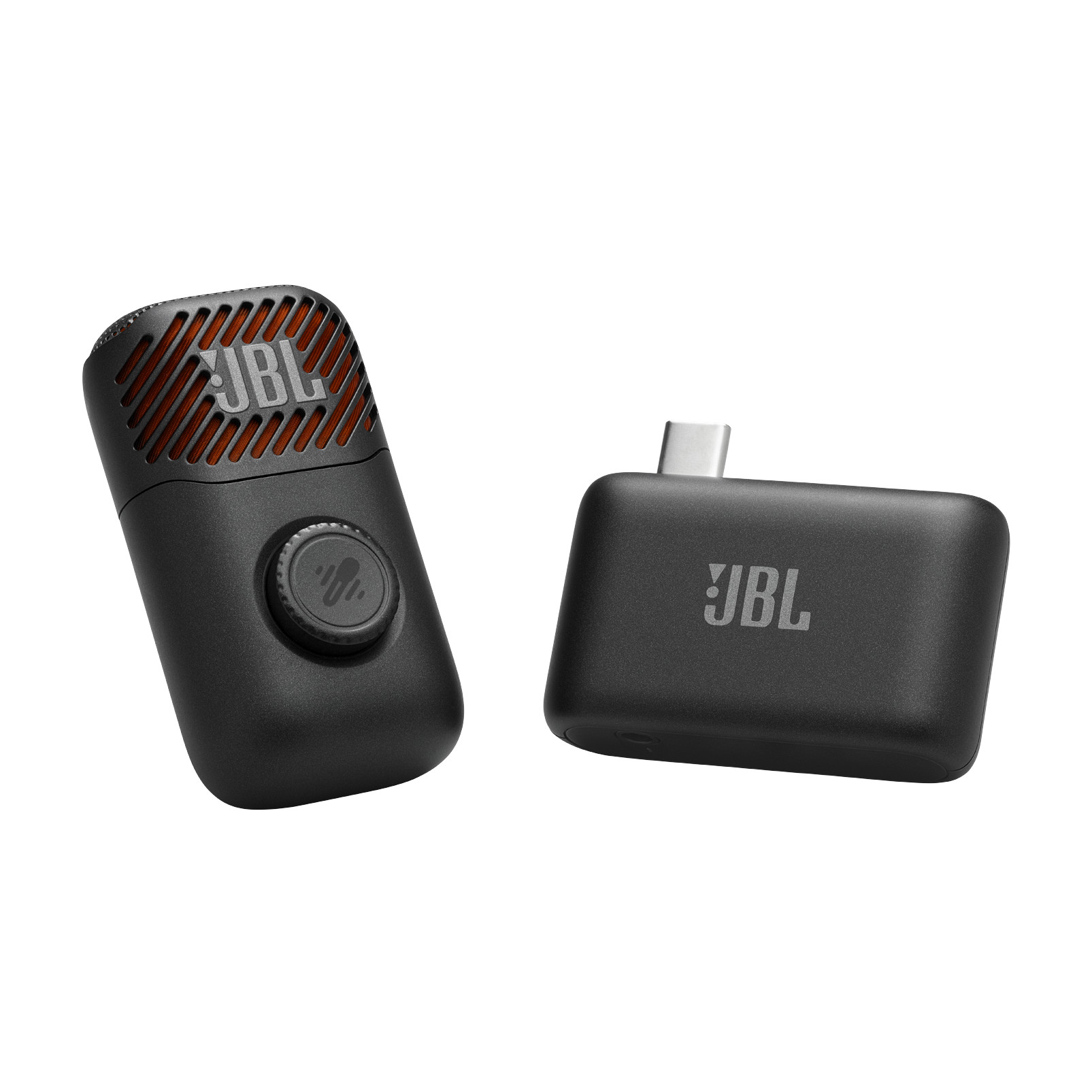 JBL EasySing Mic Mini - Micrófono mini con IA y eliminación de voz en tiempo real - Negro