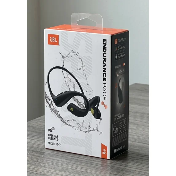 JBL Endurance Pace Open-Ear Bluetooth True Wireless Sport NoiseCancel Headphones Black / Lime (Global Version) (Sold without manufacturer warranty)