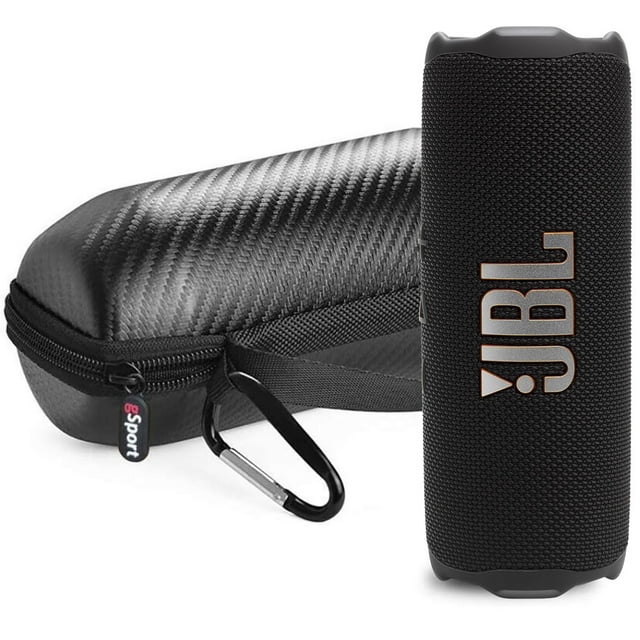 JBL FLIP 7 Waterproof Portable Speaker Bundle with gSport Carbon Fiber ...