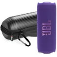 thumbnail image 1 of JBL FLIP 7 Waterproof Portable Speaker Bundle with gSport Carbon Fiber Case (Purple), 1 of 9