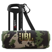 JBL FLIP 7 Waterproof Portable Speaker Bundle with gSport Silicone Sleeve Camo