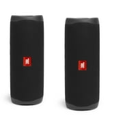 JBL Flip 5 حزمة زوج سماعة بلوتوث محمولة سوداء