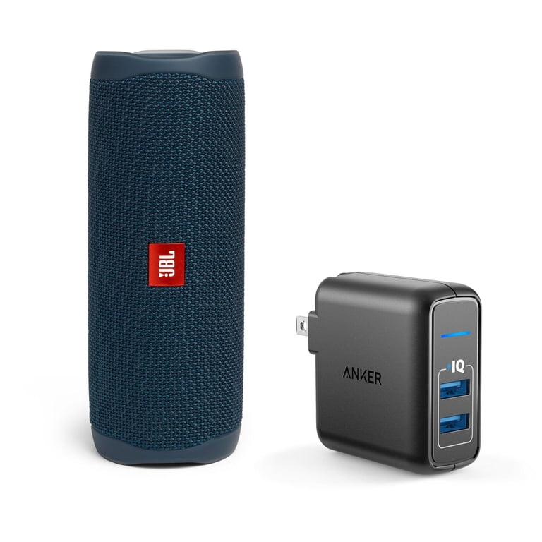 JBL ジェービーエル FLIP5 Bluetooth スピーカー ブルー JBL Flip 5 Blue Portable Bluetooth Speaker w/Wall Charger
