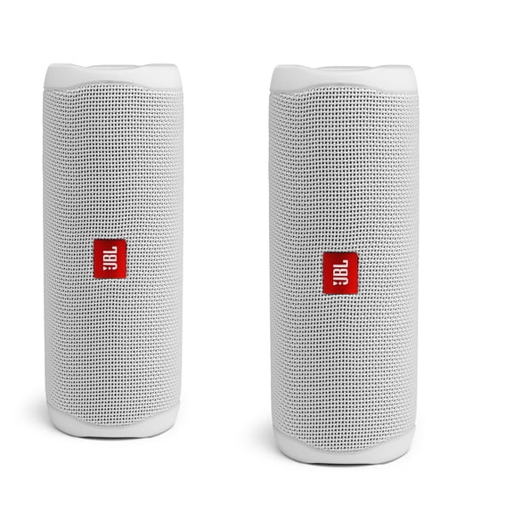 JBL Flip 5 Lightweight Portable Waterproof Bluetooth Speakers - Pair (Sold without manufacturer warranty)