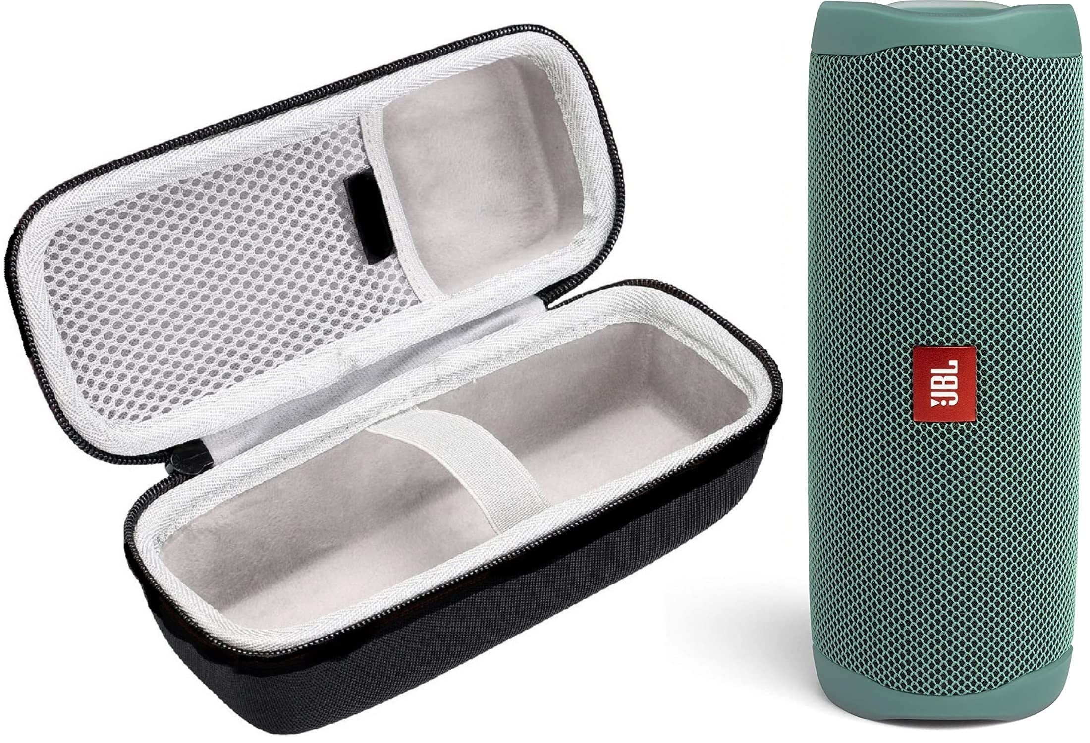 JBL Flip 5 Waterproof Bluetooth Speaker with Case(Eco Green)